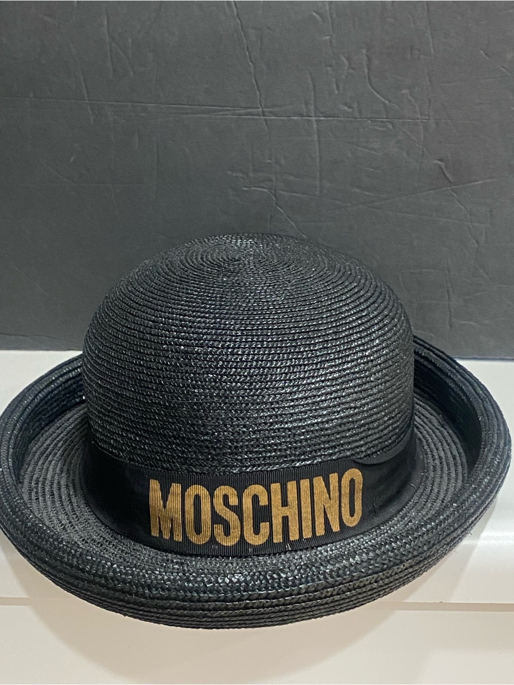 Vintage 90’s Moschino Straw Hat